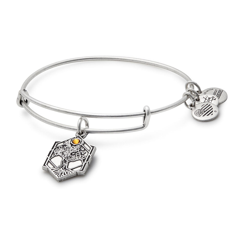 Alex and Ani Rafaelian Silver Tree of Life IV Bangle image number 0
