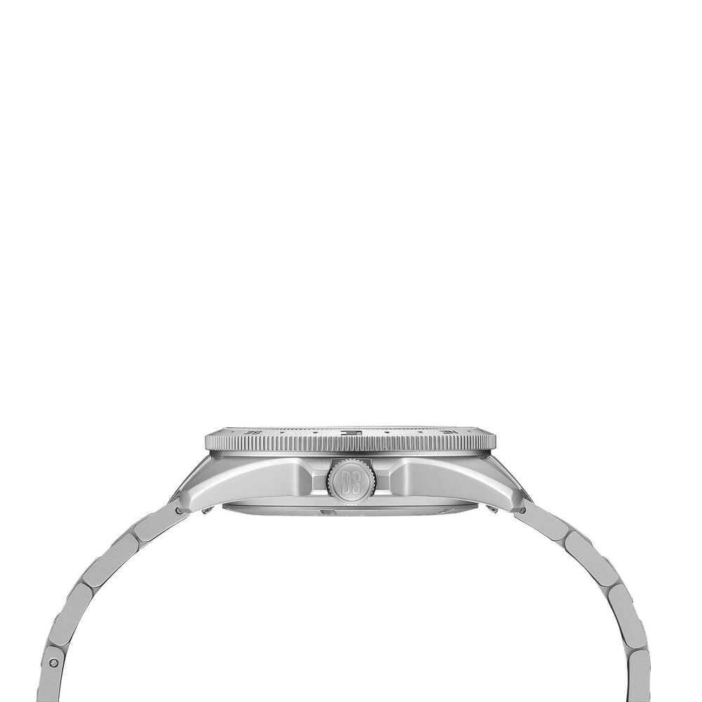 Certina DS-X GMT 41mm Grey Dial Grey & Red Bezel Stainless Steel Bracelet Watch image number 2