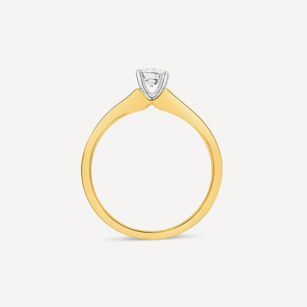Northern Star 18ct Yellow Gold 0.30ct Diamond Ring image number 3