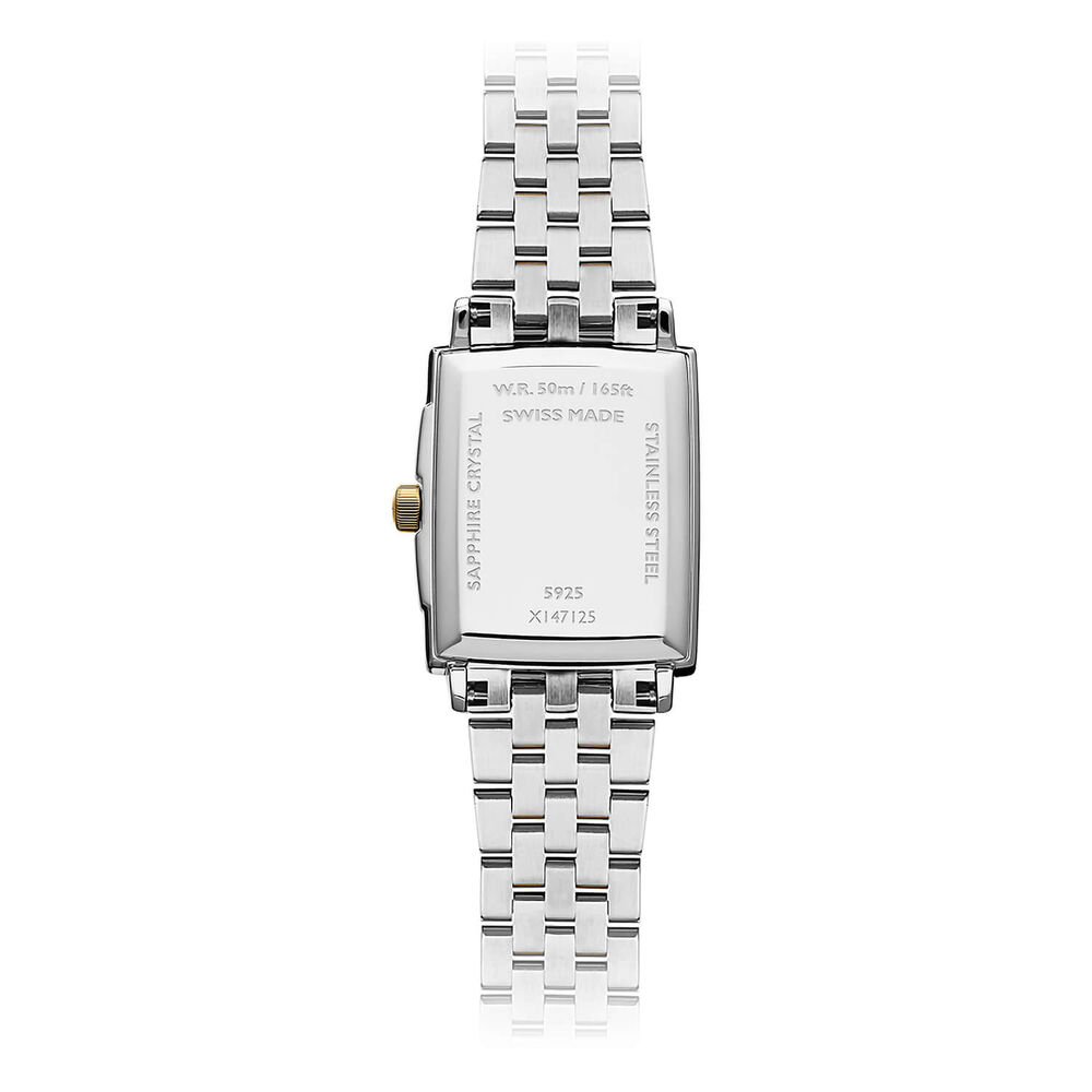 Raymond Weil Toccata Quartz Diamond MOP Two Tone Steel Yellow Gold PVD Case Bracelet Watch