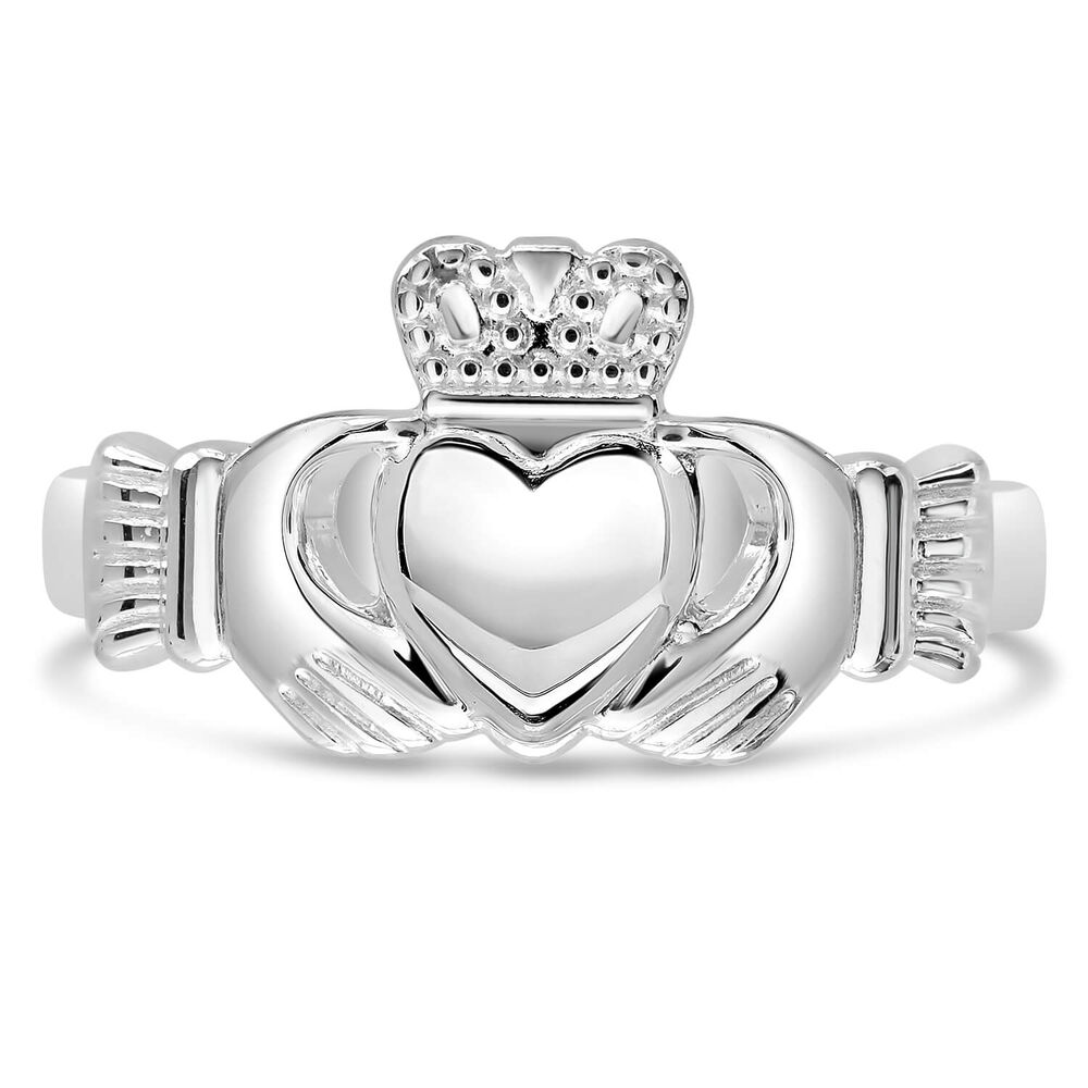 Sterling Silver Baby Claddagh Ring image number 1