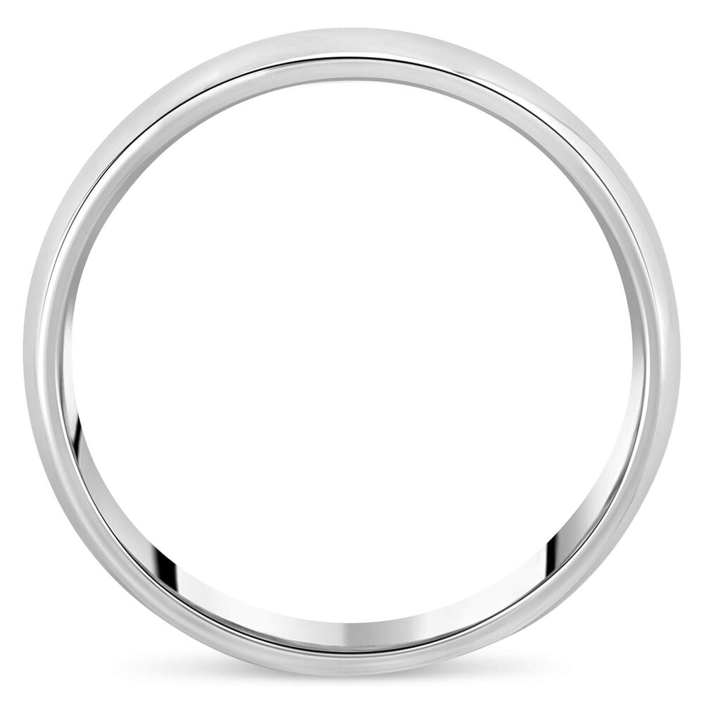 Sterling Silver Gents 5mm Polished Domed Band Ring image number 2
