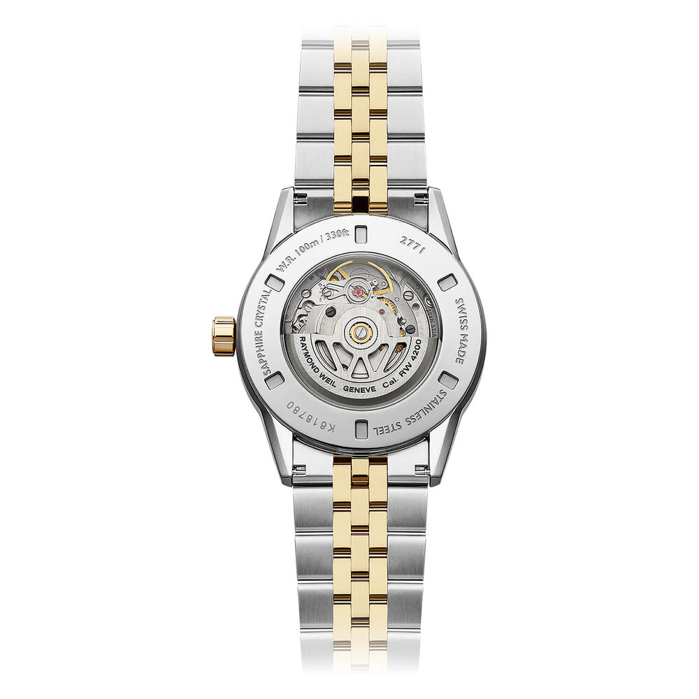 Raymond Weil Freelancer Automatic 38mm Blue Dial Two-Tone Steel Bracelet Watch image number 1