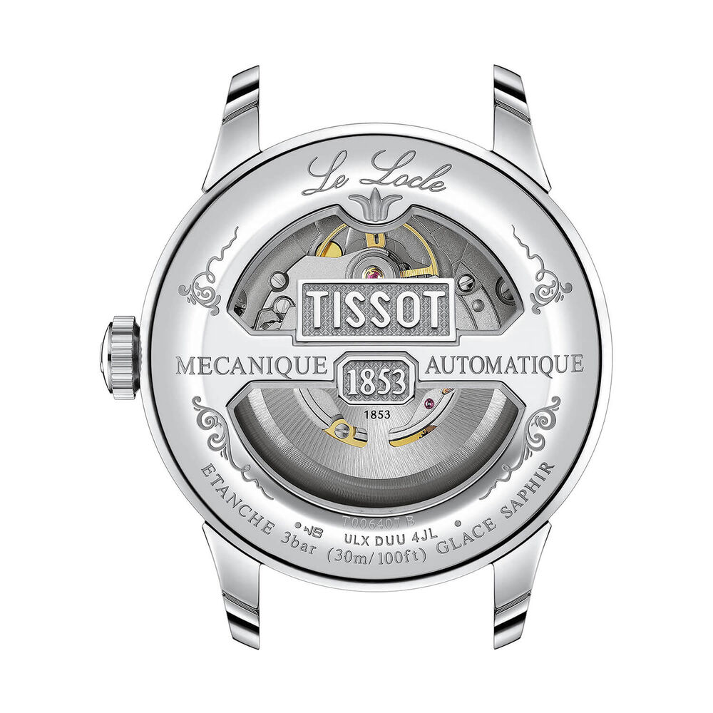 Tissot Le Locle Powermatic 80 39.3mm Green Dial Steel Bracelet Watch image number 1