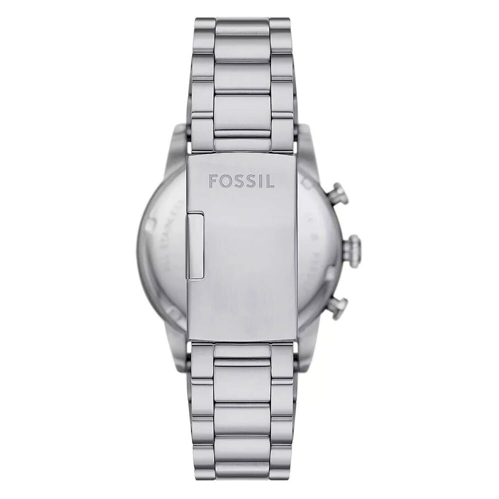 Fossil Sport Tourer Chronograph 42mm Blue Dial Steel Bracelet Watch