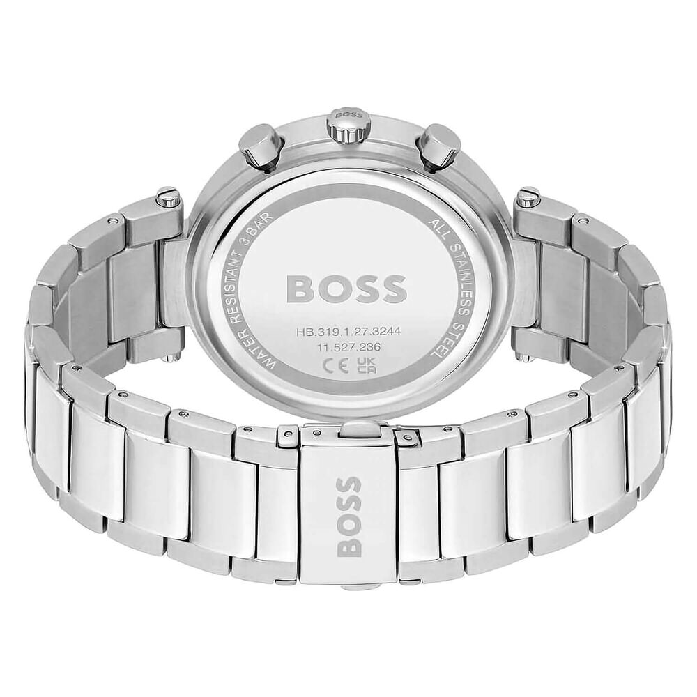 BOSS Andra 39mm Light Blue Dial Crystal Bezel Bracelet Watch image number 1