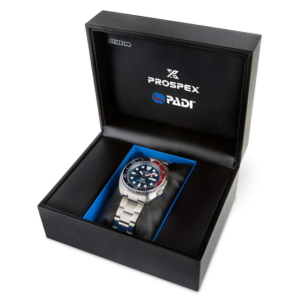 Seiko Prospex  ‘Deep Blue’ Samurai Padi Special Edition 44mm Blue Dial Blue Rubber Strap Watch image number 1