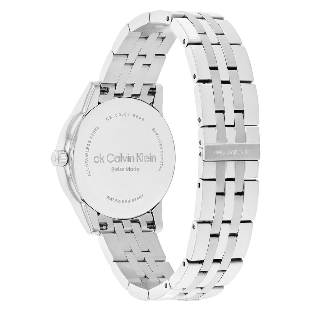 Calvin Klein Timeless Dressed 32mm Silver Dial Crystal Bezel Bracelet Watch image number 1