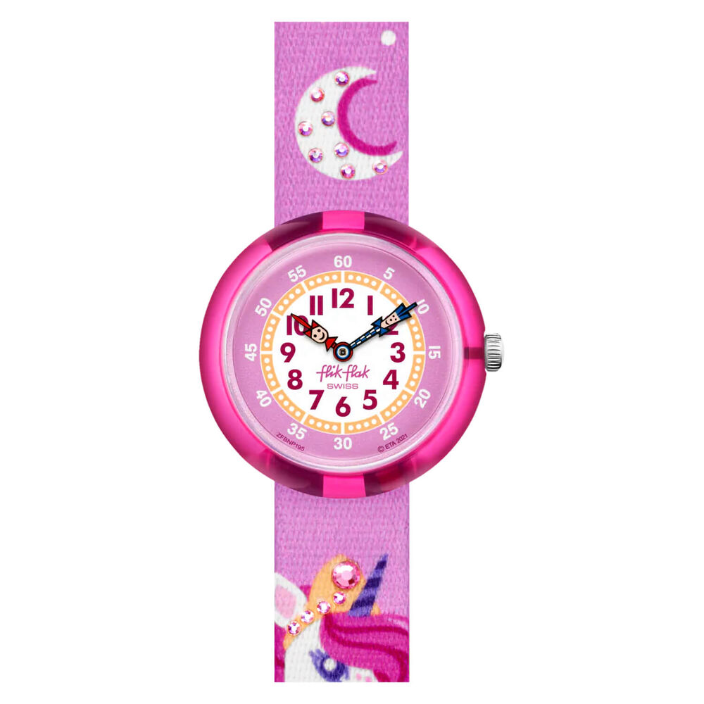 Flik Flak Dreaming Unicorn 31.85mm Quartz Kids Watch