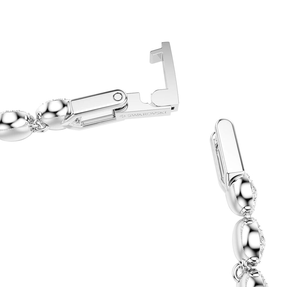 Swarovski Crystal Angelic Rhoidum Plated Halo Bracelet