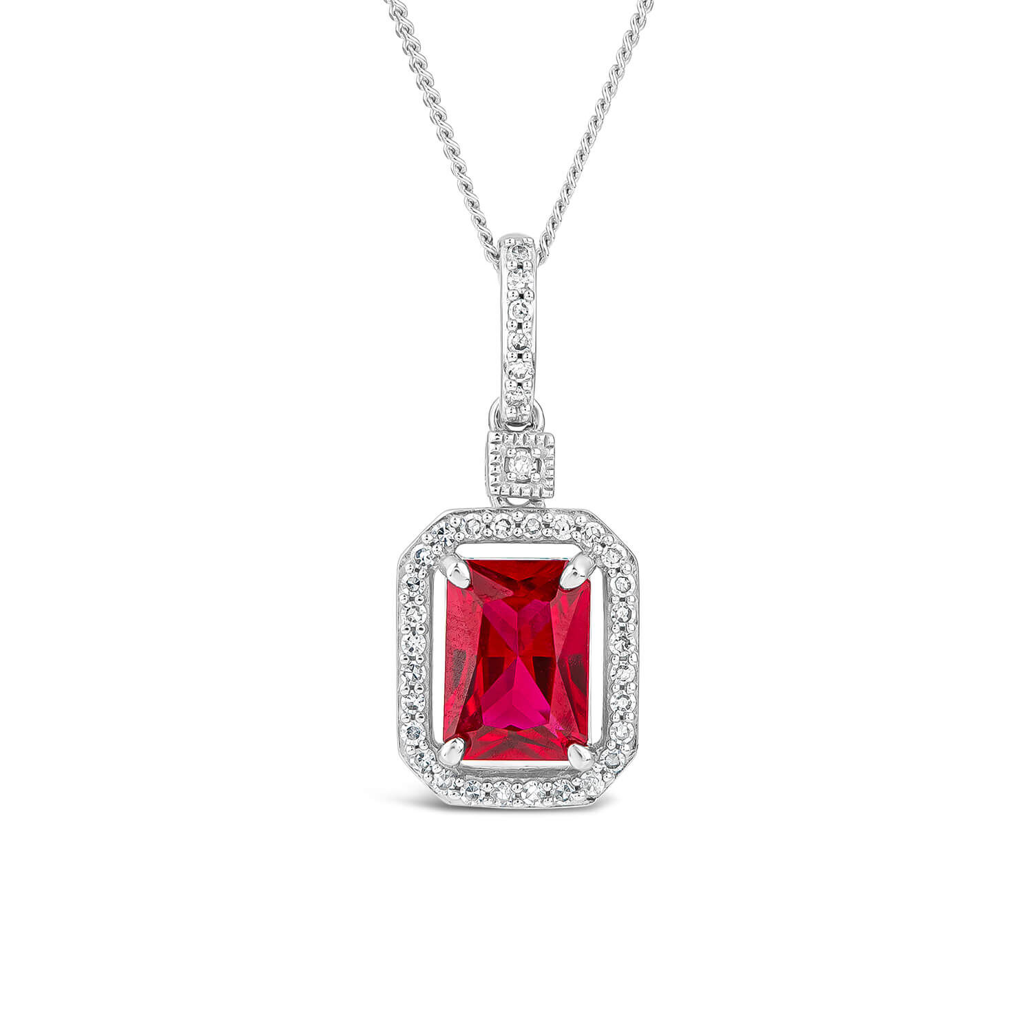 Necklace sales with ruby