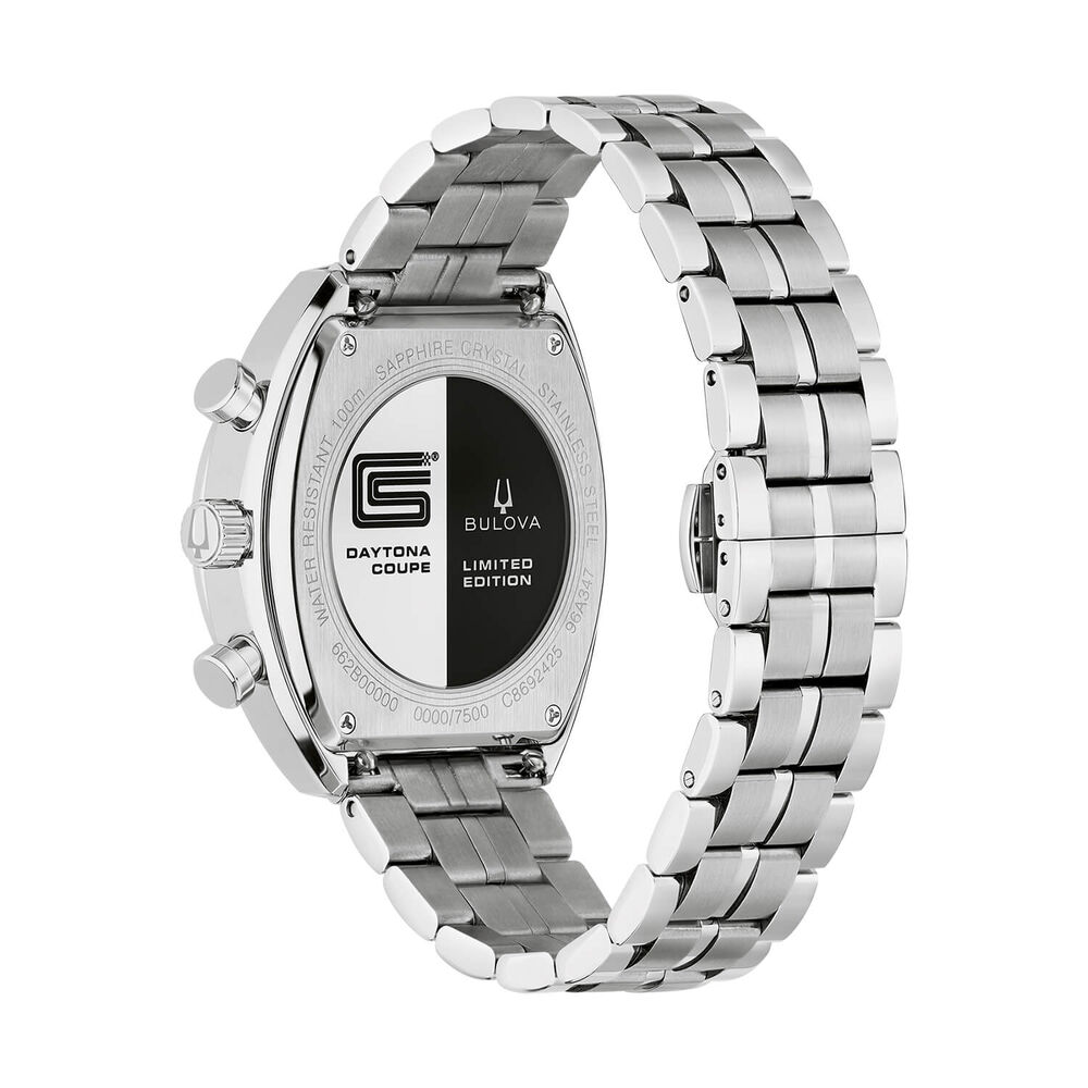 Bulova Shelby Racer Daytona Coupe 40mm Steel Case Bracelet Watch