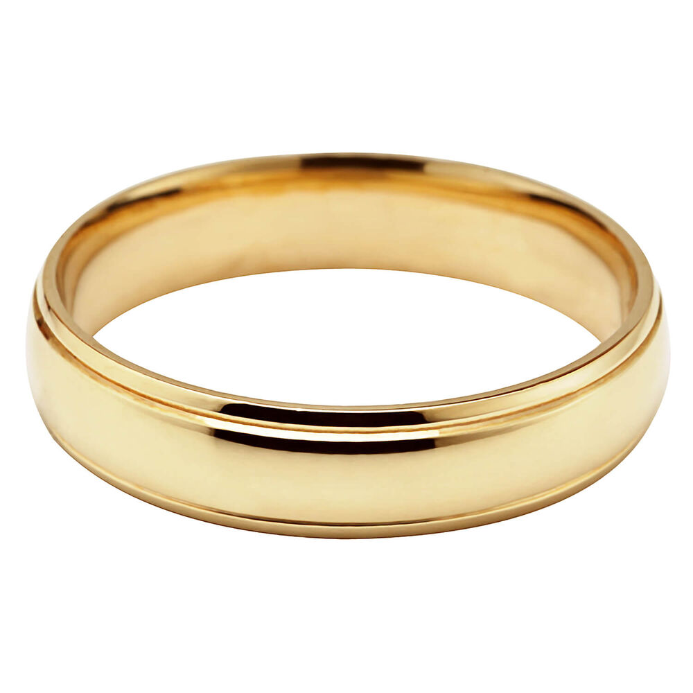 9ct Yellow Gold 5mm Wedding Ring image number 0