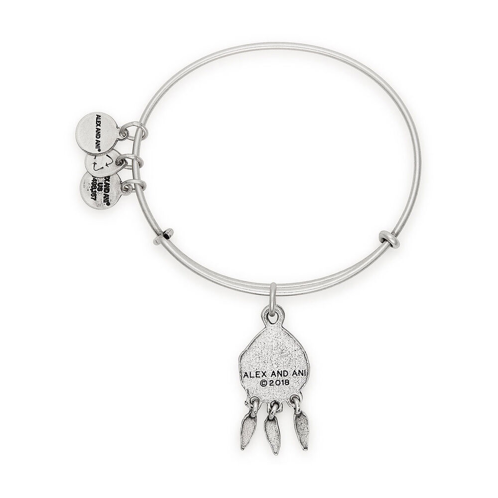 Alex And Ani Rafaelian Silver Dreamcatcher Bangle image number 1