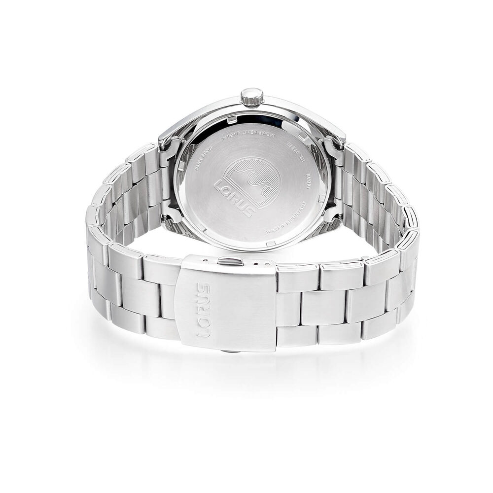 Lorus Quartz Gents 41mm Red Gradation Dial Steel Bracelet Watch image number 2