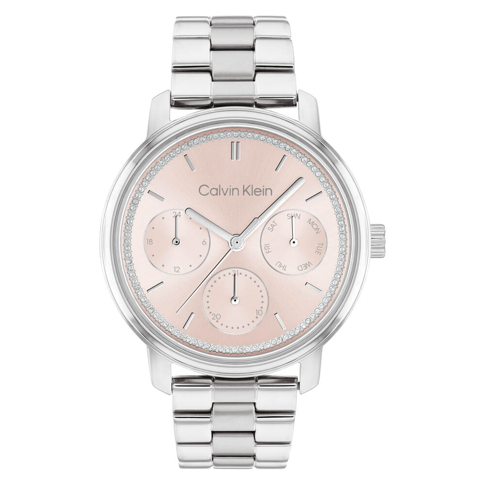 Calvin Klein Timeless Shimmer 38mm Pink Dial Bracelet Watch