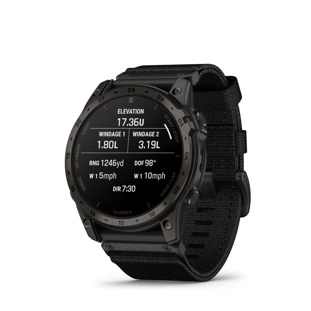 Garmin Tactix 7 AMOLED Edition 51mm Titanium Case Fabric Strap Watch image number 0