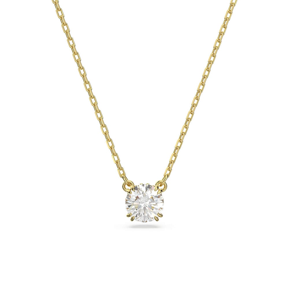 Swarovski Stilla Cubic Zirconia 18ct Yellow Gold Finished Pendant