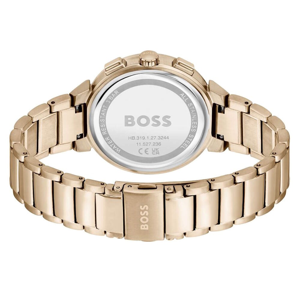 BOSS One 38mm Rose Dial Rose Gold IP Case Watch