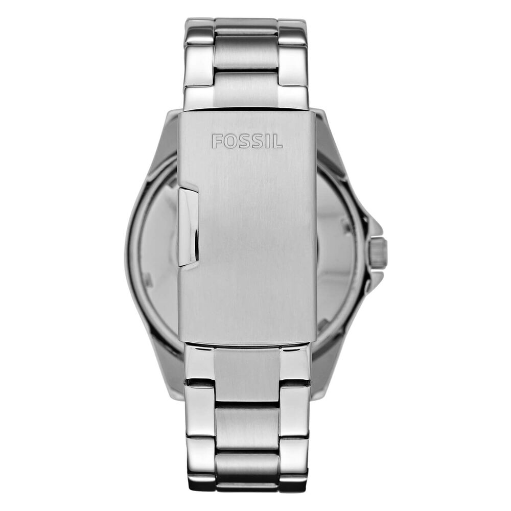 Fossil Riley Silver Chronograph Cubic Zirconia Watch image number 2