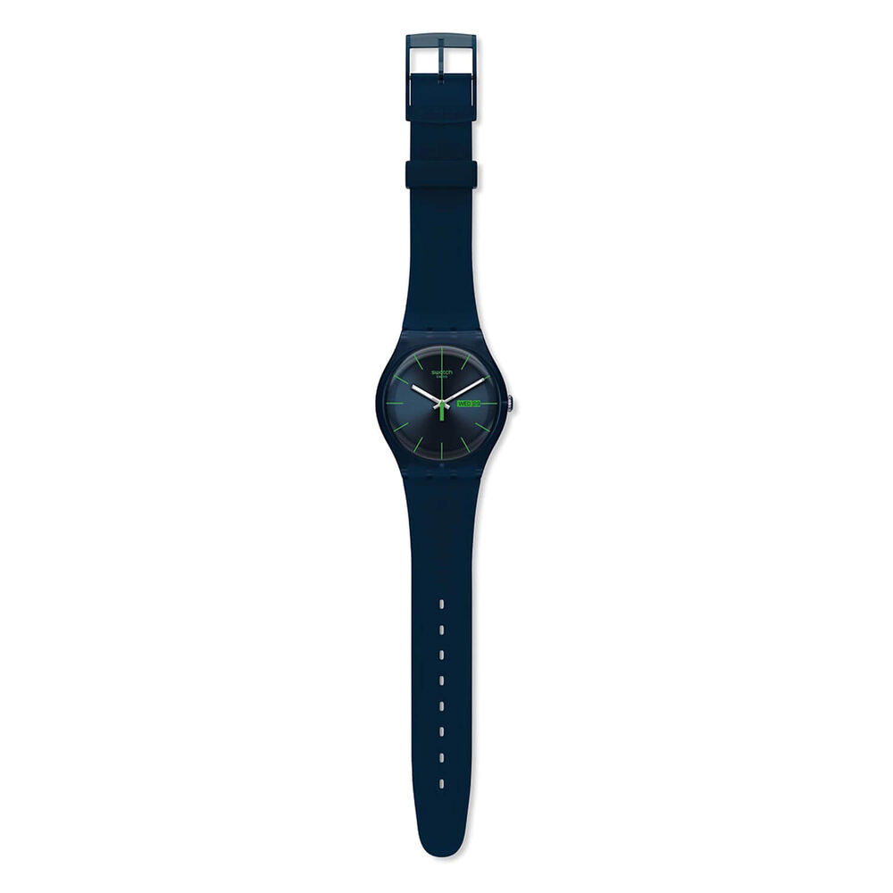 Swatch Blue Navy Rebel 41mm Unisex Watch image number 1