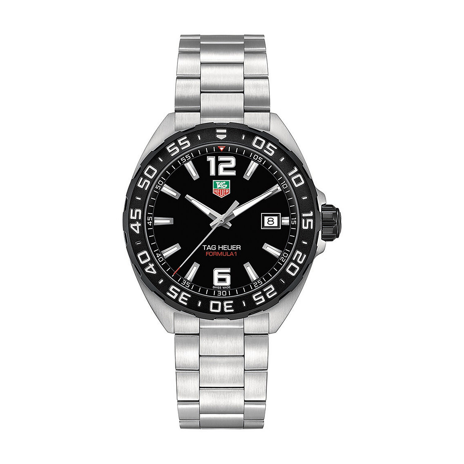 Tag heuer black dial hotsell watch