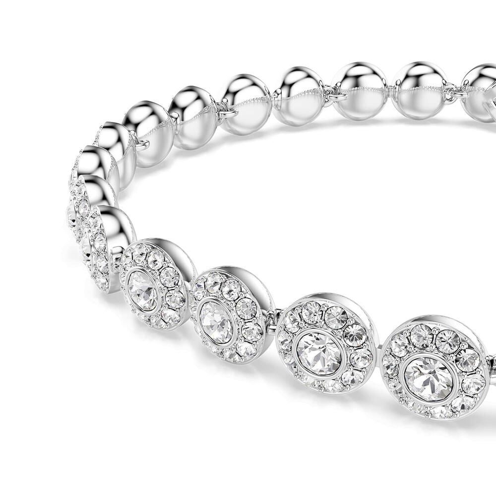 Swarovski Una Angelic Crystals Rhodium Plated Bracelet