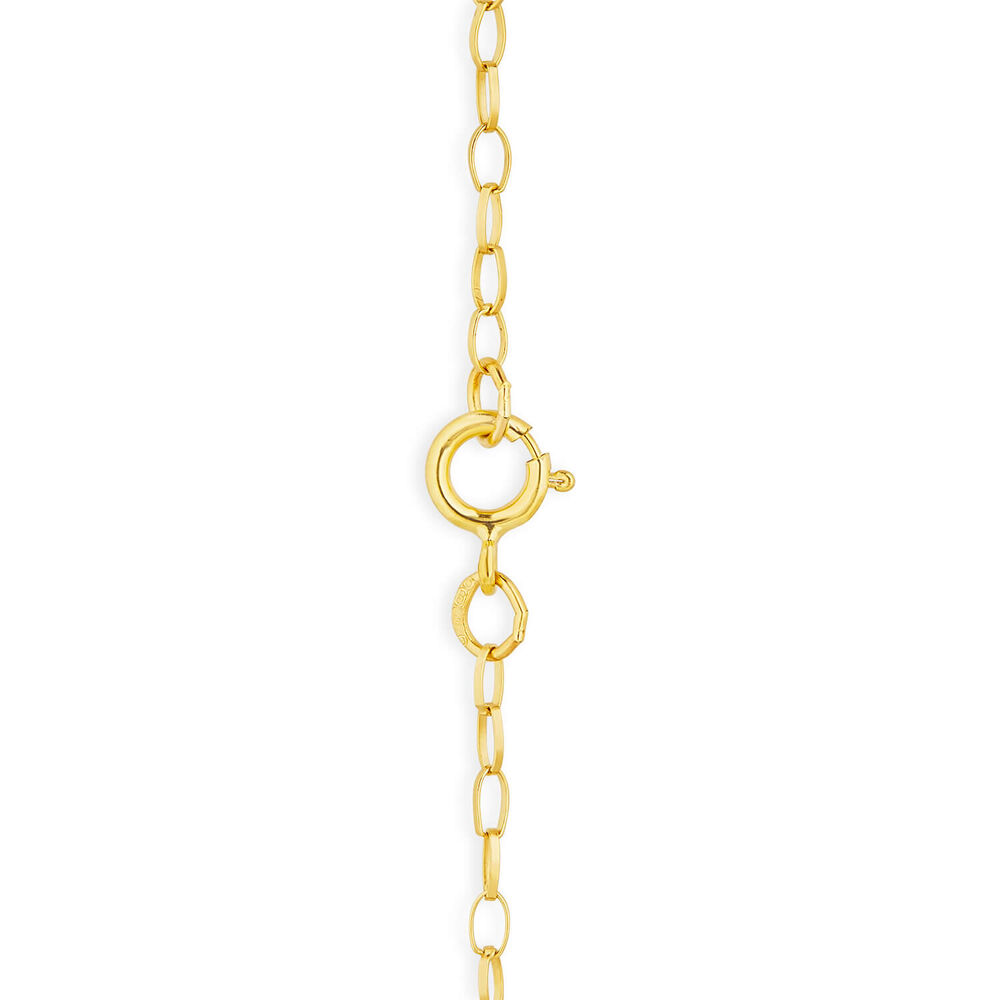 9ct Yellow Gold Personalised Name Necklace (up to 6 letters) (Special Order: 3-5 weeks) image number 2
