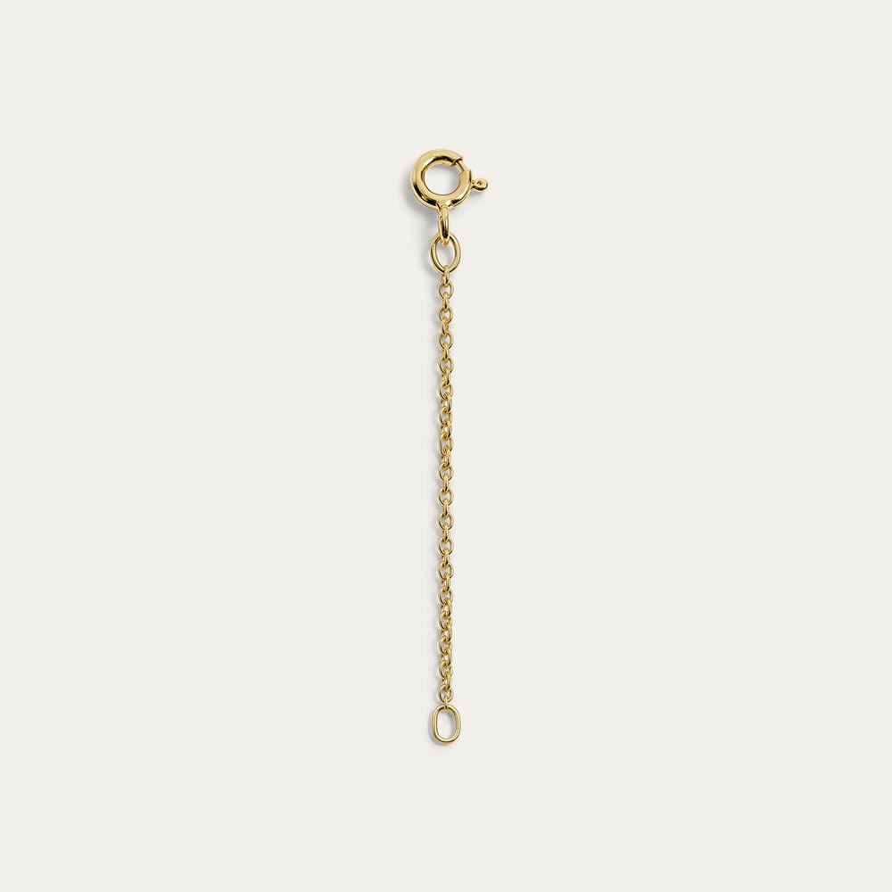 Yellow Gold Plated Sterling Silver Extension Chain (5cm)