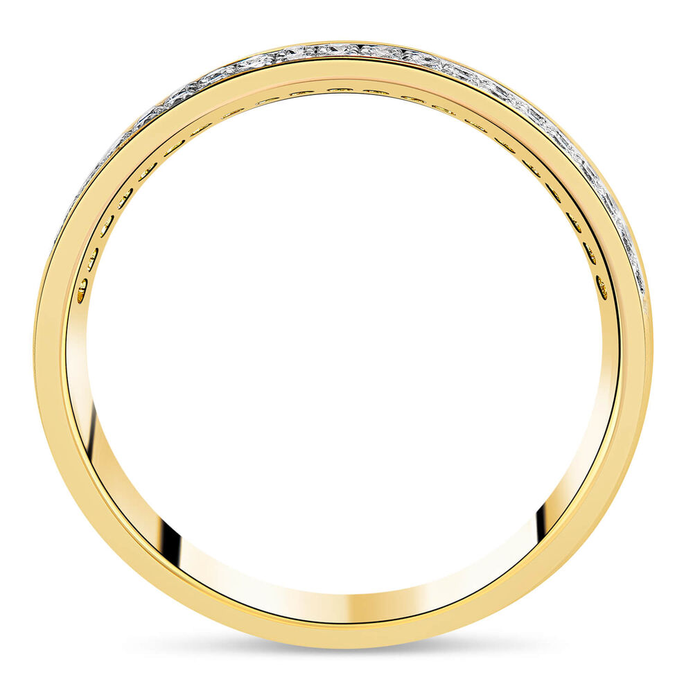 18ct Gold Diamond Wedding Ring image number 2