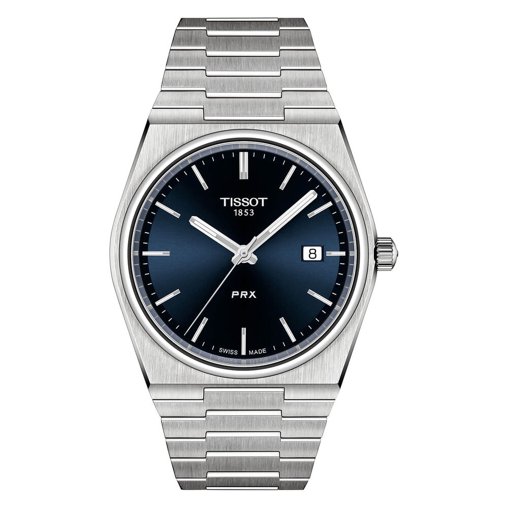 Tissot PRX 40mm Blue Dial Steel Case Bracelet Watch
