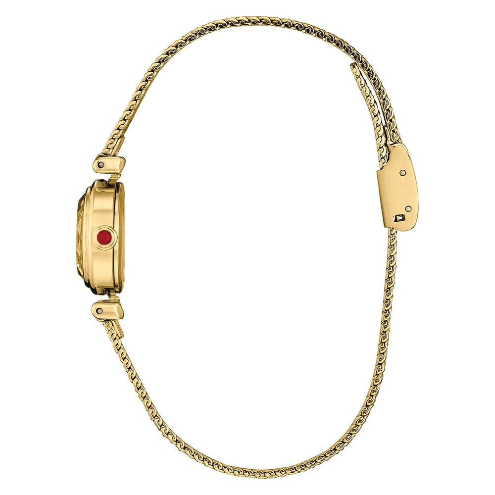 Citizen Fio 18mm Gold Dial Yellow Gold Tone Stainless Steel Bracelet Watch