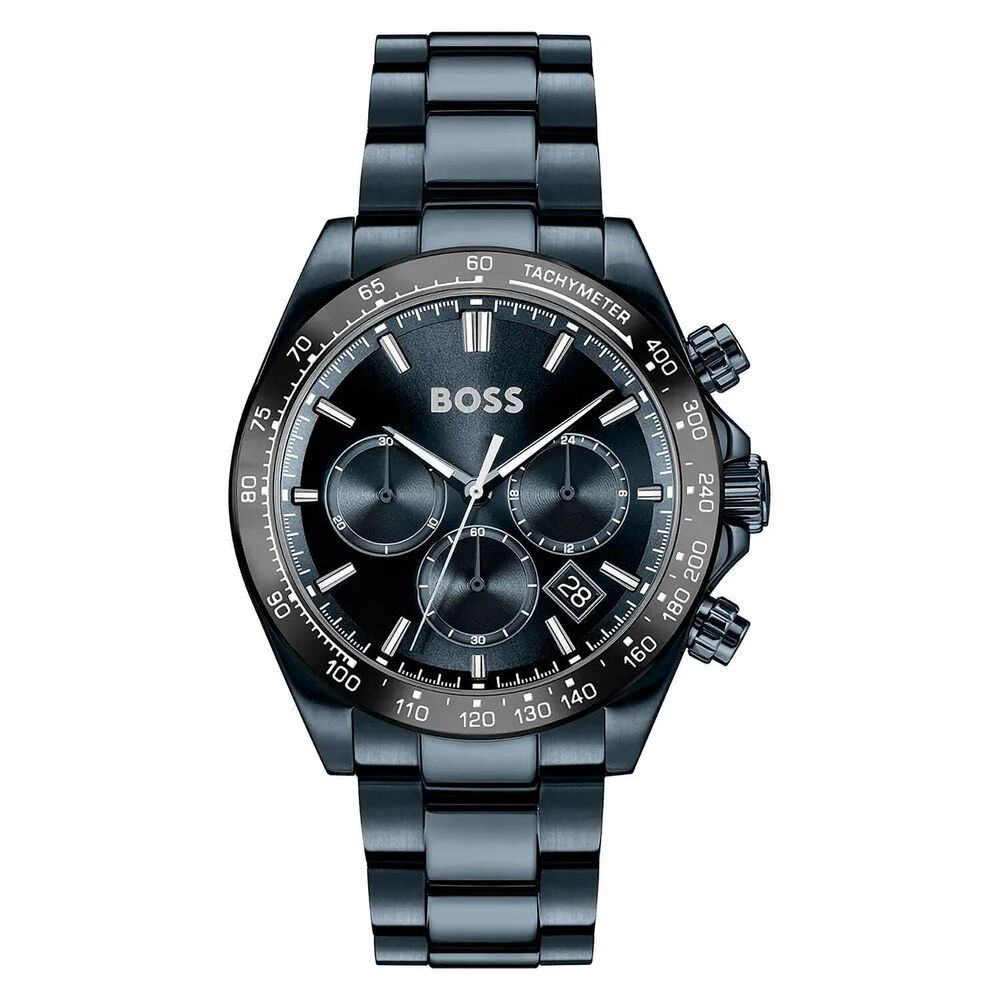 BOSS Hero 2.0 43mm Blue Dial Blue Steel Bracelet Watch image number 0