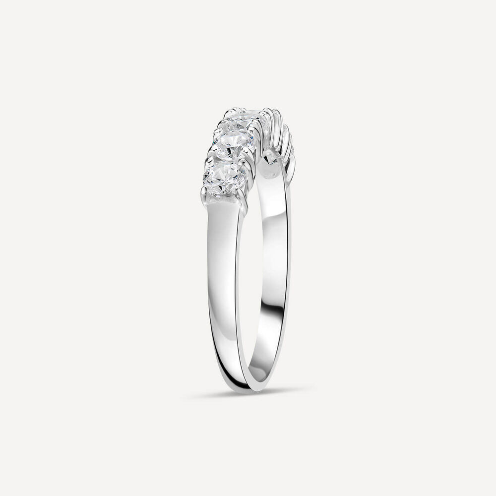 Sterling Silver Cubic Zirconia Ring image number 3