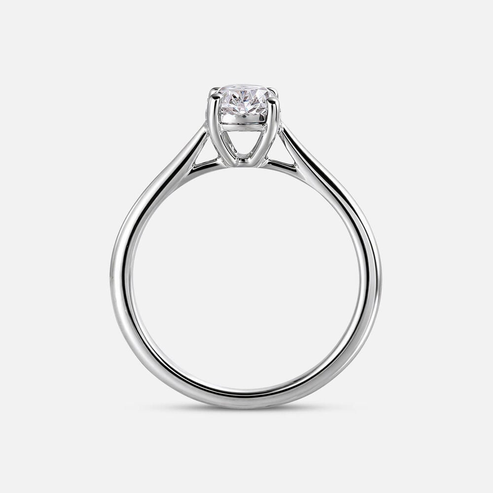 Prism 9ct White Gold 1.00ct Oval Diamond Solitaire Ring
