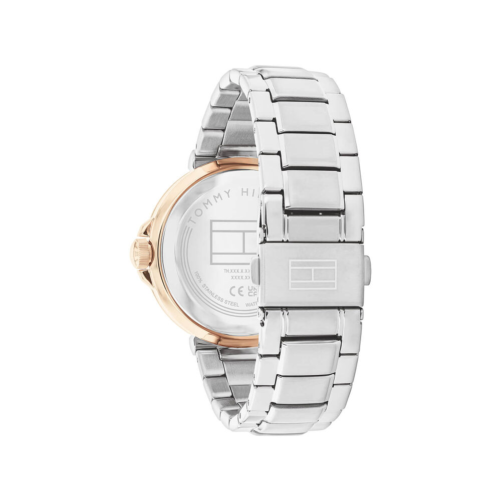 Tommy Hilfiger 38mm Blue Dial Rose Gold Tone Case Stainess Steel Bracelet Watch image number 3