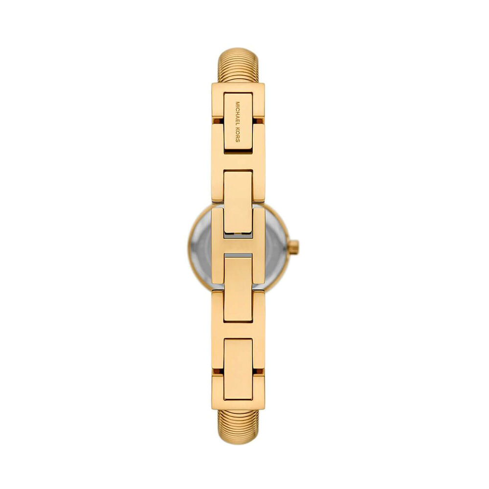 Michael Kors Gramercy 21mm Gold Dial Stainless Steel Bracelet Watch image number 2