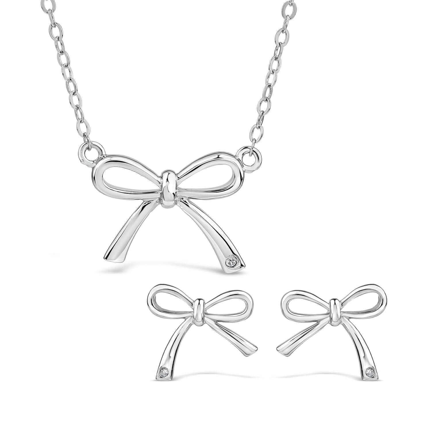 14 Karat White Gold, 4 Butterflies 18″ Containing A 3.94″ Drop Lariat  Necklace Containing 98 Round Cut Diamonds Weighing 0.19 Carats. | XIV  Karats LTD