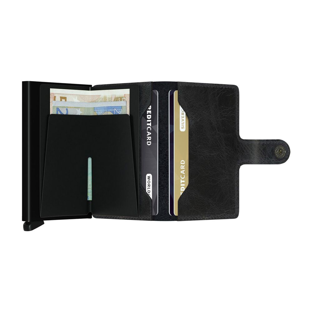 Secrid Wallet Vintage Black Leather Miniwallet image number 2