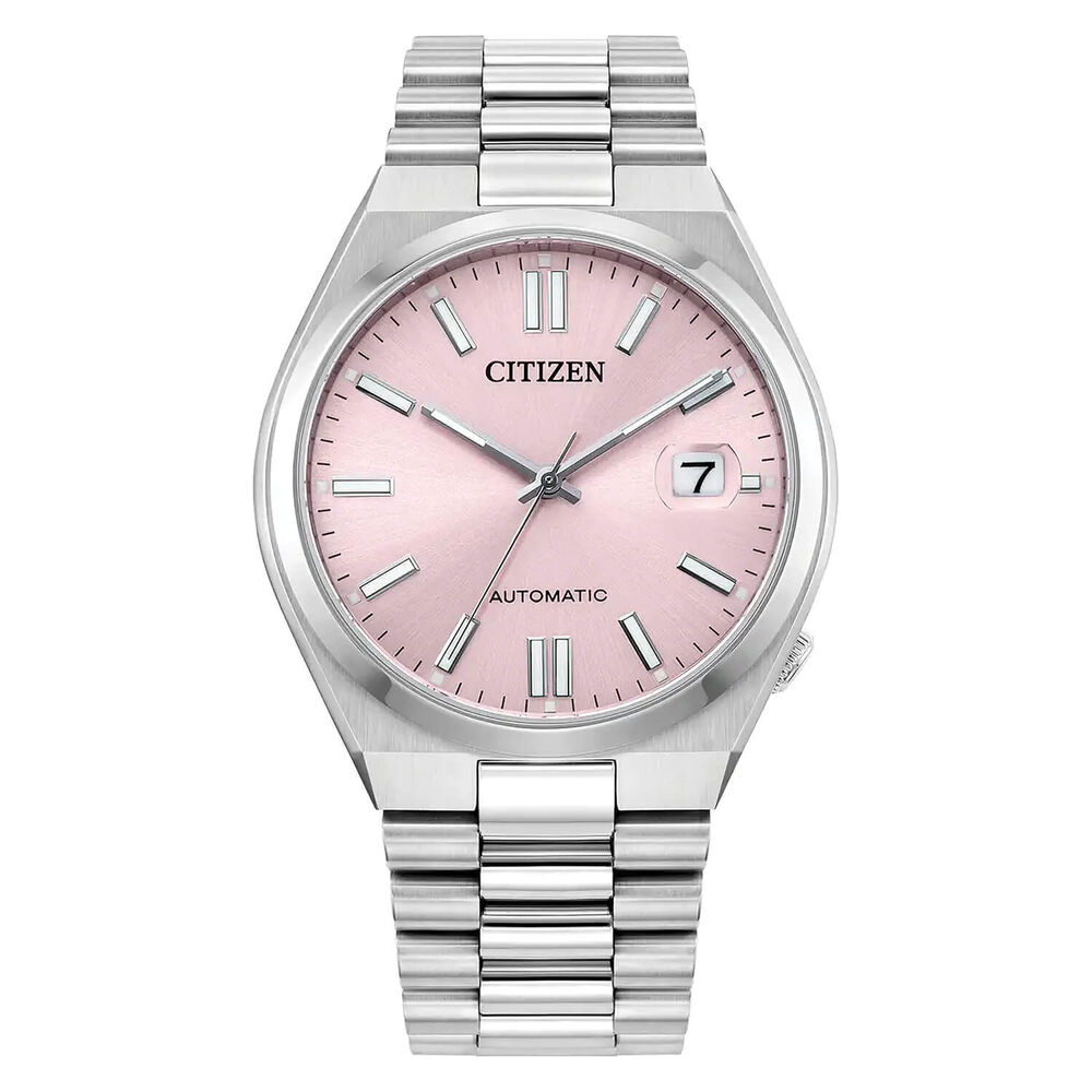 Citizen Tsuyosa 37mm Pink Dial Steel Case Bracelet Watch image number 0