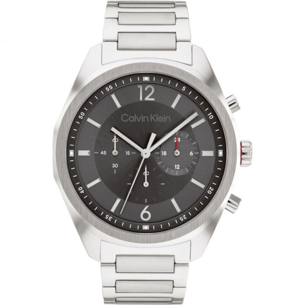 Calvin Klein 45mm Grey Dial Stainless Steel Bracelet Watch