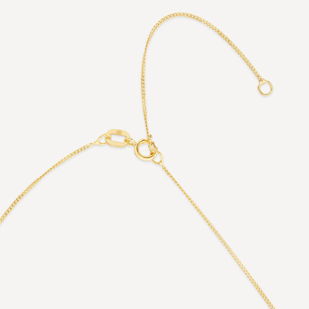 9ct Gold Cross Pendant (Chain Included) image number 5