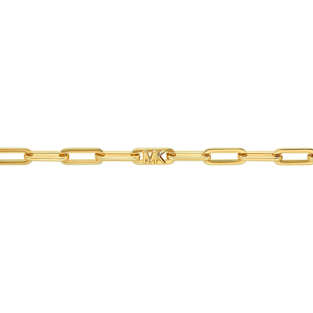 Michael Kors 14ct Yellow Gold Plated Link Bracelet