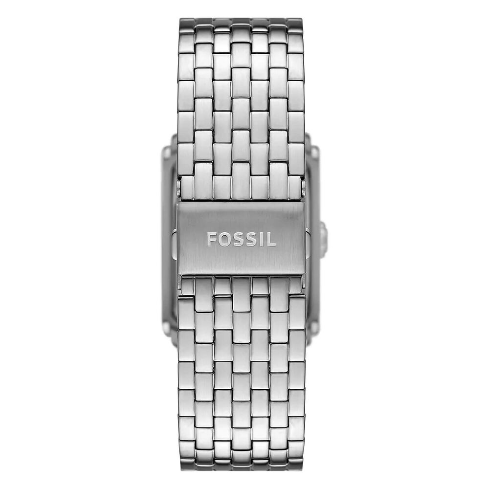 Fossil Carraway 32mm Silver Dial Steel Case Bracelet Watch