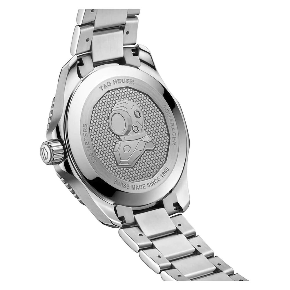 TAG Heuer Aquaracer 43mm Orange Dial Steel Bracelet Watch image number 2