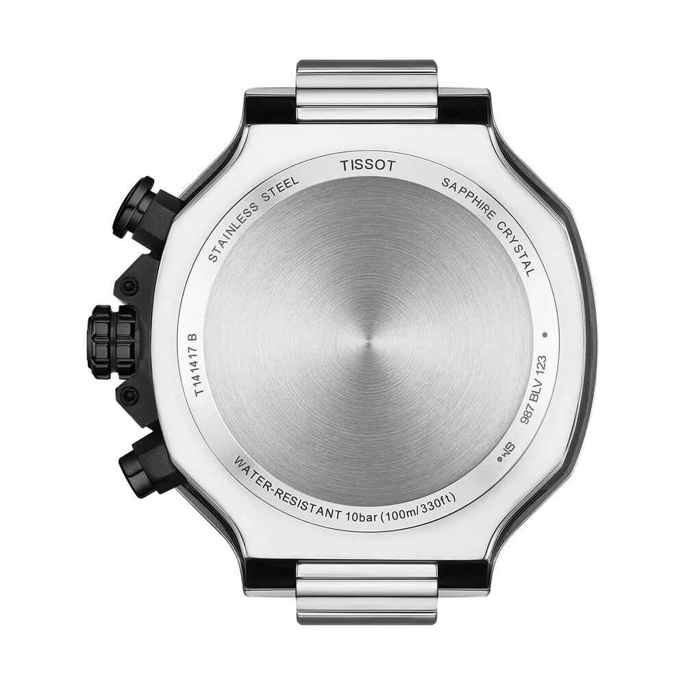 Tissot T-Race Chronograph 45mm Blue Dial Rubber Strap Watch image number 2