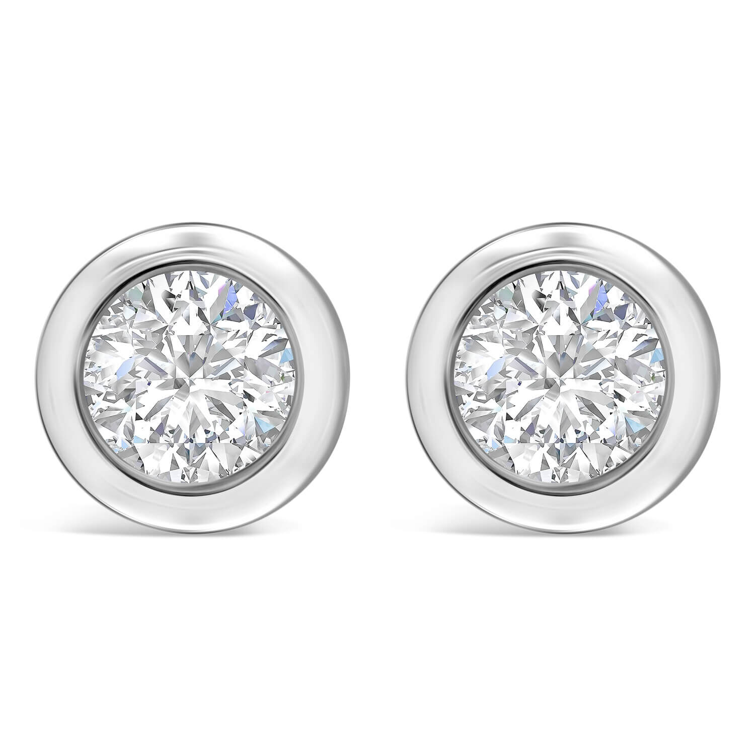 Silver zirconia earrings 2025