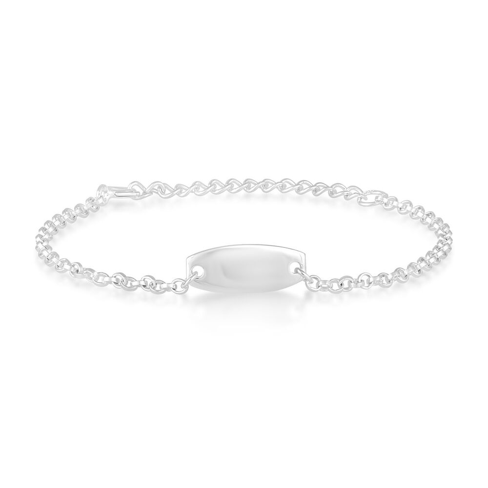 Children's Sterling Silver Identity Bracelet image number 0