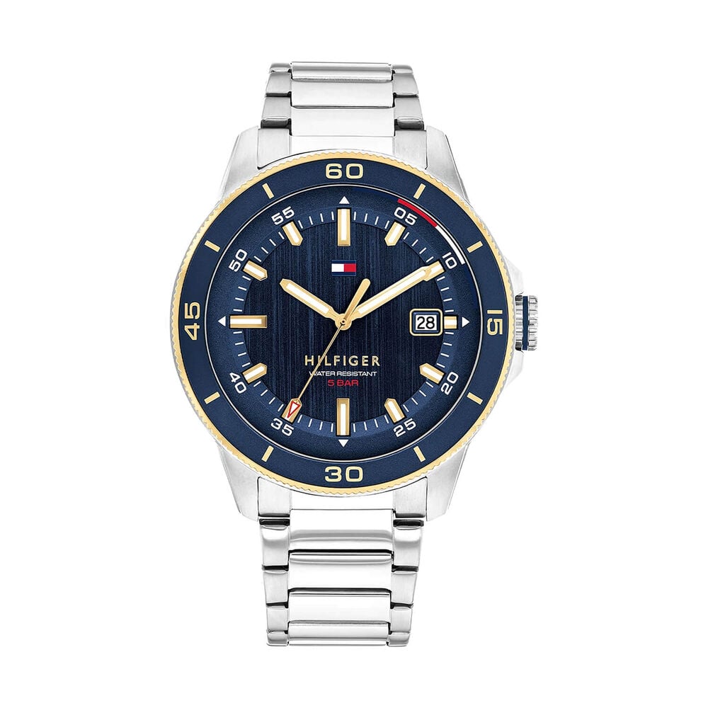 Tommy Hilfiger Remy 43mm Blue Dial Steel Bracelet Watch