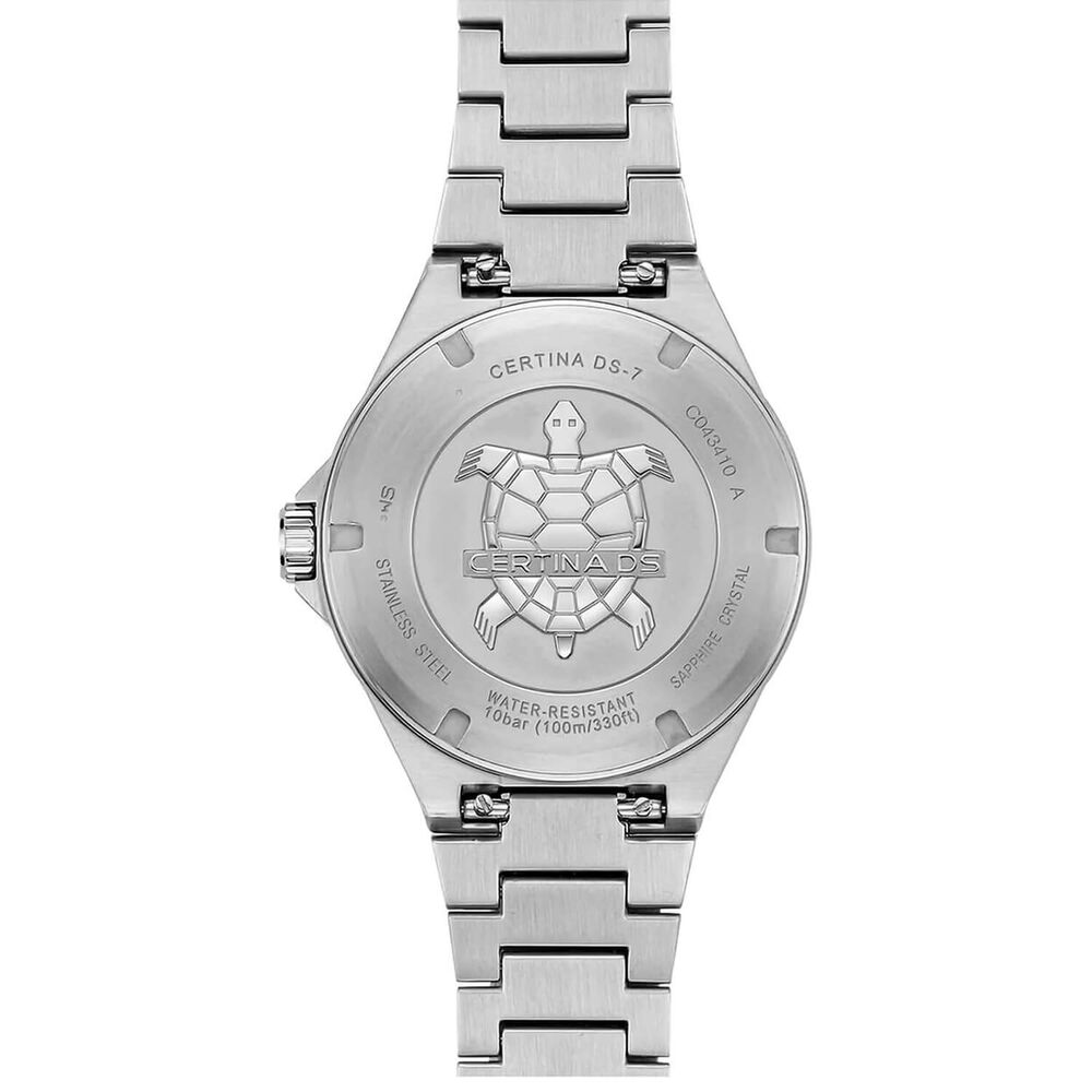 Certina DS-7 Quartz 39mm Blue Dial Stainless Steel Bracelet Watch image number 2